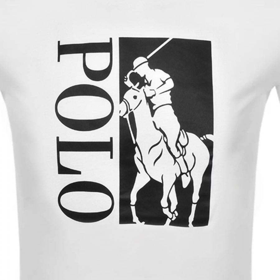 Alternative Image for ProductRalph Lauren Crew Neck T Shirt White3